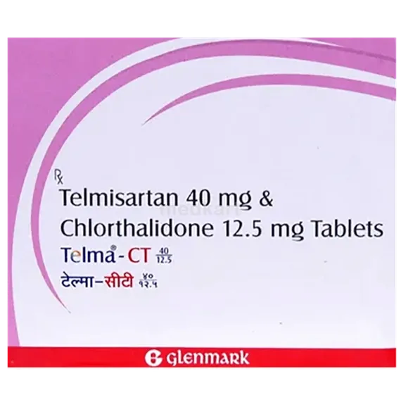 telma ct 40/12.5mg tablet 10's